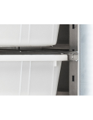 Armadio frigorifero per pesce in acciaio verniciato esterno e inox interno - refrigerazione statica -7° +2° C  - cm 74x88x202,5h