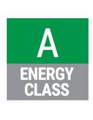 Tavolo refrigerato 4 porte con alzatina in acciaio inox - refrigerazione ventilata -2/+8°C - CLASSE A - cm 225x70x95h