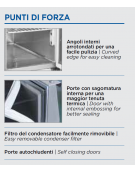 Saladette refrigerata in acciaio inox , 3 porte con 1 anta scorrevole, + 2° + 8°C - lt 380 - mm 1365×700×850h