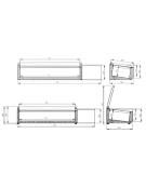 Vetrina refrigerata con coperchio, in acciaio inox - per banco pizzeria - predisposta per 4xGN1/3 + 1xGN1/2 - mm 1400x395x435h