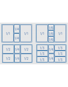 Saladette refrigerata GN1/1 inox 2 sportelli, top aperto con protezione in vetro - refrigerazione statica - cm 90x70x129,5h