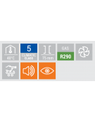 Abbattitore di temperatura in acciaio inox - capacità 15 teglie GN 1/1 o mm 600x400 - temp. -40°/+10°C - cm 79x94,5x197,5h