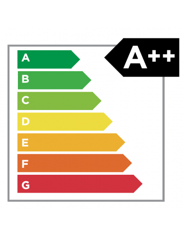 Armadio refrigerato bianco in ABS con interno in termoformato - refrigerazione Roll-Bond - Classe A++ - cm 59,8x67,9x83,8h
