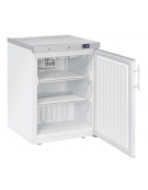 Armadio congelatore negativo bianco, statico, con interno in termoformato - 2 ripiani evaporatore fissi - cm 59,8x67,9x83,8h