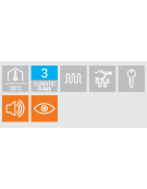 Armadio congelatore in ABS con esterno color acciaio e interno in termoformato - 6+1 ripiani fissi - cm 60x64,3x187,5h