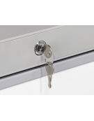 Armadio refrigerato da Lt. 200 in abs con interno in termoformato - refrigerazione roll bond con ventola - cm 60x62,5x85,3h