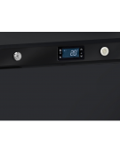 Frigorifero basso in ABS nero - refrigerazione roll bond con ventola di assistenza +0/+10°C - Classe A - cm 60x62,5x85,3h