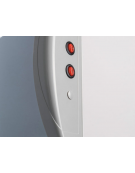 Vetrina bibite da banco 2 porte - Lt. 85 - refrigerazione roll bond con ventola di assistenza +1°/+10°C - cm 63x39x98h