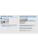 Frigorifero bibite 1 porta - capacità Lt. 85 - refrigerazione Roll-bond con ventilatore +4°/+10°C - cm 50,5x59x78h