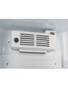 Vetrina espositore bevande verticale con opalina publicitaria - Lt. 350 - refrigerazione Roll-Bond +1°/+12°C - cm 59,5x67x196h