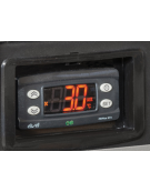 Vetrina frigorifera refrigerata per bevande 2 porte a battente da Lt. 800 - Temperatura +1°/+10°C - CLASSE F -cm 100x79,2x200h