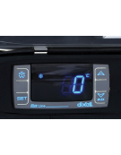 Vetrina bibite ad un anta - colore esterno nero - 133 Lt - refrigerazione Roll-Bond con ventola +1/+10°C - cm 60x52x90h