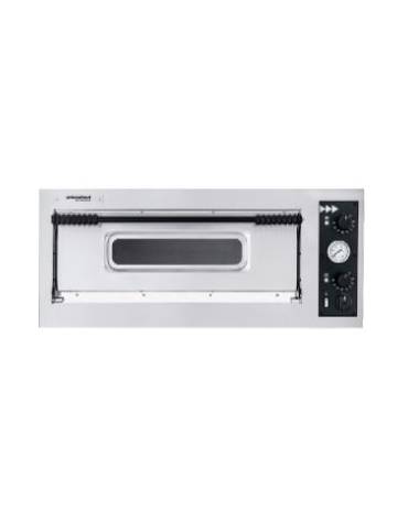 Forno per pizzeria elettrico professionale da 4 pizze Ø 32 cm- Camera cm 66x66x14h - Monofase o Trifase