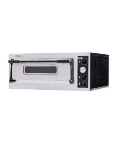 Forno per pizzeria elettrico professionale da 4 pizze Ø 32 cm- Camera cm 66x66x14h - Monofase o Trifase
