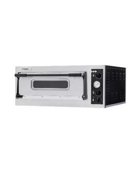 Forno per pizzeria elettrico professionale da 4 pizze Ø 32 cm- Camera cm 66x66x14h - Monofase o Trifase