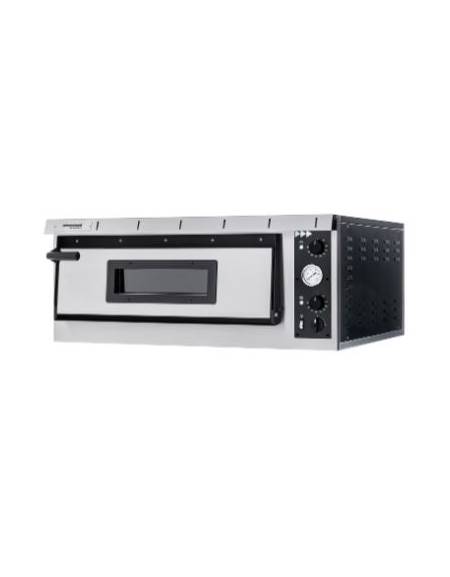 Forno per pizzeria elettrico professionale da 4 pizze Ø 35 cm- Camera cm 72x72x14h - Monofase o Trifase