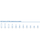 Frigorifero sottobanco per bibite, 3 porte a battente con motore laterale - Refrigerazione ventilata +2°/+8°C - cm 208,5x53,5x86