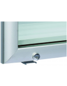 Congelatore da banco con porta a vetro autochiudente - Lt 90 - refrigerazione statica -15/-20°C - cm 60x54x68,5h