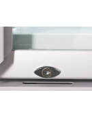 Armadio congelatore con doppia porta a vetro capacità Lt 1084 - refrigerazione ventilata -18°/-22°C  - cm 134x76x204h