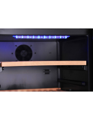 Cantinetta vetrina vino professionale doppia temperatura +5° +10°C / +10° +18°C da 31 bottiglie - cm 49,3x63,5x84h