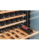 Cantinetta vetrina vino professionale doppia temperatura +5° +10°C / +10° +18°C da 31 bottiglie - cm 49,3x63,5x84h