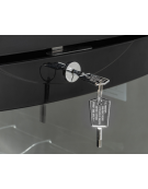 Vetrina refrigerata bassa per vino - capacità 15 bottiglie di vino - Lt 85 - Refrigerazione Roll-Bond +4°+10°C - cm 50,5x59x78h