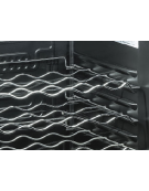 Vetrina refrigerata bassa per vino - capacità 28 bottiglie - refrigerazione Roll-Bond con ventilatore +4° +18°C - cm 43x47,3x83h