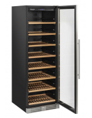 Cantinetta per vino ventilata da incasso - porta in vetro - Capacità 165 bottiglie - temp. +5°+18°C - cm 59,5x72x176,7h