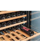 Cantinetta per vini refrigerata - doppia temperatura +5°/+10°C - +10°/+18°C - Capacità 165 bottiglie - cm 59,5x72x176,7h