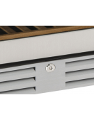 Cantinetta per vini refrigerata - doppia temperatura +5°/+10°C - +10°/+18°C - Capacità 165 bottiglie - cm 59,5x72x176,7h