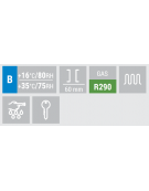 Congelatore a pozzetto con top in vetro scorrevole Rea, 2 cesti, capacità Lt 500 - refrigerazione statica - cm 155,4x63,5x86,3h