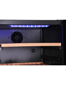Vetrina refrigerata per vino da incasso - capacità 35 bottiglie - refrigerazione ventilata +5°/+18°C - cm 38x64,7x86,5h