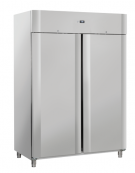Armadio congelatore 2 porte GN2/1 in acciaio inox - refrigerazione ventilata -22°/ -18°C - Classe D - cm 140x82,3x204,5h