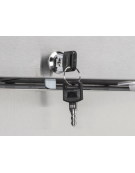 Armadio congelatore 2 porte GN2/1 in acciaio inox - refrigerazione ventilata -22°/ -18°C - Classe C - cm 140x82,3x204,5h