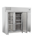 Armadio refrigerato GN2/1 tre porte in acciaio inox - refrigerazione ventilata -2°/+8°C - Classe D - cm 210x82x205h