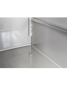 Armadio refrigerato GN2/1 tre porte in acciaio inox - refrigerazione ventilata -2°/+8°C - Classe D - cm 210x82x205h