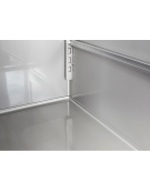 Armadio congelatore EURONORM inox - per 10 teglie pasticceria cm 60x40 - refrigerazione ventilata +2°/+8°C - cm 70x82x205h