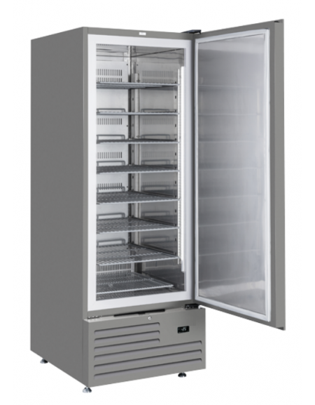 Armadio congelatore inox statico -18°/-25°C, per vaschette gelato GN1/3 o mm 360x165x120h,  - cm 74x88x202,5h