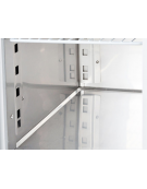 Tavolo GN1/1 refrigerato in acciaio inox 3 porte con motore remoto (escluso) refrigerazione ventilata -2°/+8°C- cm 165,5x70x85h