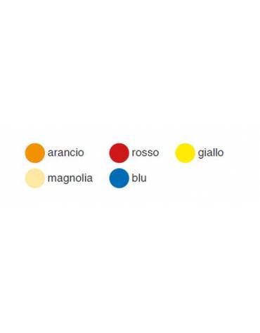 TAVOLINO RETTANGOLARE PER SCUOLA MATERNA - GAMBE IN POLIPROPILENE COLORATO - CM 130X65X52H