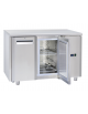 Tavolo GN1/1 congelatore in acciaio inox 2 porte con motore remoto (escluso) - ventilato -22°/-18°C- cm 122,2x70x85h