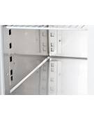 Tavolo GN1/1 congelatore in acciaio inox 2 porte con motore remoto (escluso) - ventilato -22°/-18°C- cm 122,2x70x85h