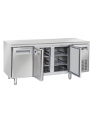 Tavolo congelatore snack in acciaio inox - 6 ripiani regolabili - refrigerazione ventilata -22°/-18°C - Classe E - 180x60x85h