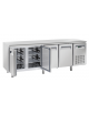Tavolo congelatore snack in acciaio inox - 8 ripiani regolabili - refrigerazione ventilata -22°/-18°C - Classe E - 225x60x85h