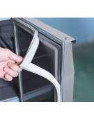 Saladette refrigerata GN1/1 inox con top pizza in granito - 2 porte - refrigerazione statica +0°/+8°C - cm 90x70x87h