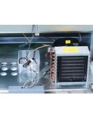 Saladette refrigerata GN1/1 inox con top pizza in granito - 2 porte - refrigerazione statica +0°/+8°C - cm 90x70x87h