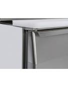 Saladette refrigerata GN1/1 con top inox - 1 sportello - refrigerazione statica +0°/+8°C - cm 45x70x87,8h