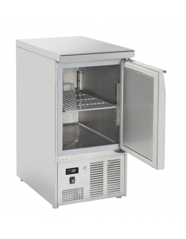 Saladette refrigerata GN1/1 con top inox - 1 sportello - refrigerazione statica +0°/+8°C - cm 45x70x87,8h