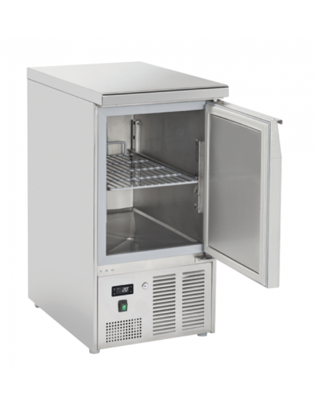 Saladette refrigerata GN1/1 con top inox - 1 sportello - refrigerazione statica +0°/+8°C - cm 45x70x87,8h