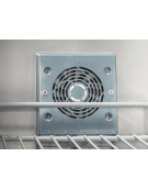 Saladette refrigerata GN1/1 inox 3 sportelli con top apribile, rubinetto e 15 vaschette GN 1/6 in PVC - cm 136,5x70x138,5h